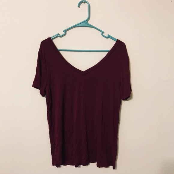 Burgundy Top - Picture 1 of 2